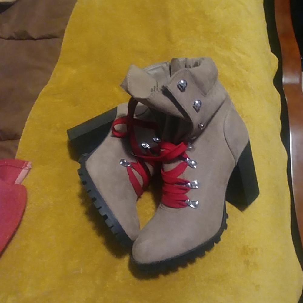 Material girl block heel booties